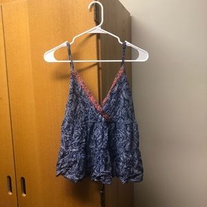 American Rag Cie Flowy V-Cut Top